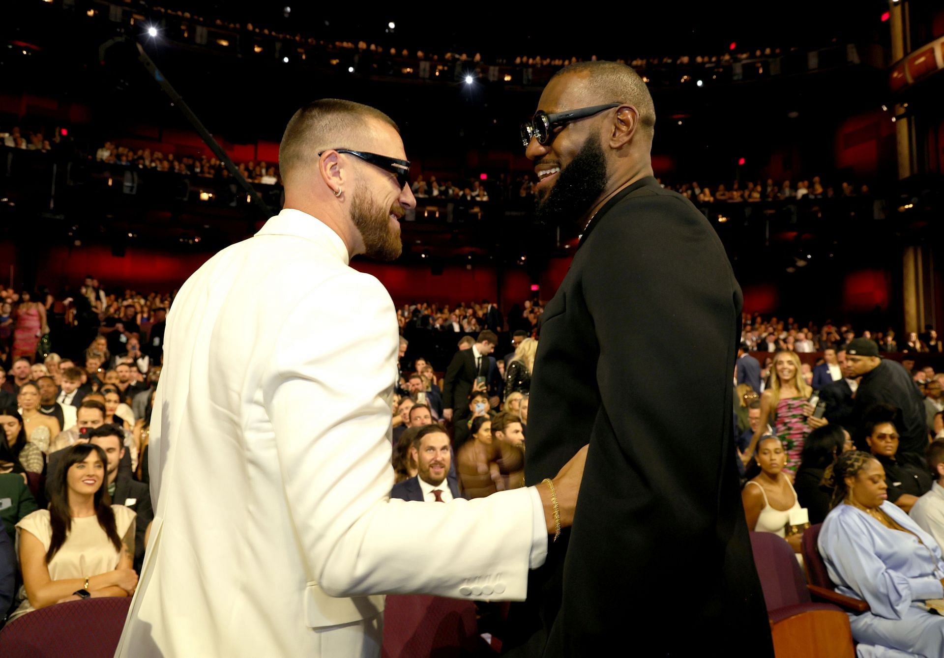 Travis Kelce and LeBron James